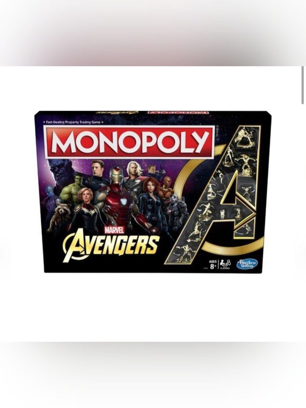Monopoly Marvel Avengers Golden Endgame Special Edition NIB Hasbro Monopoly Game